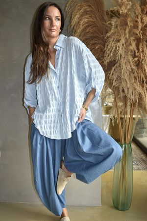 Hey Sucker Blouse Baby Blue /7=